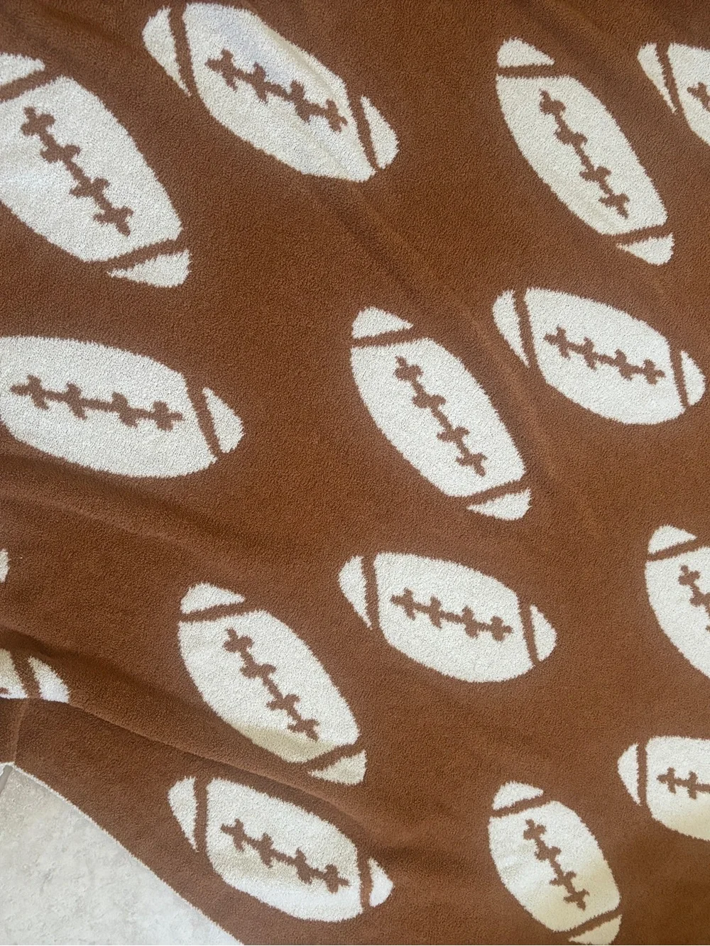 Football soft knit blanket throw double sided great